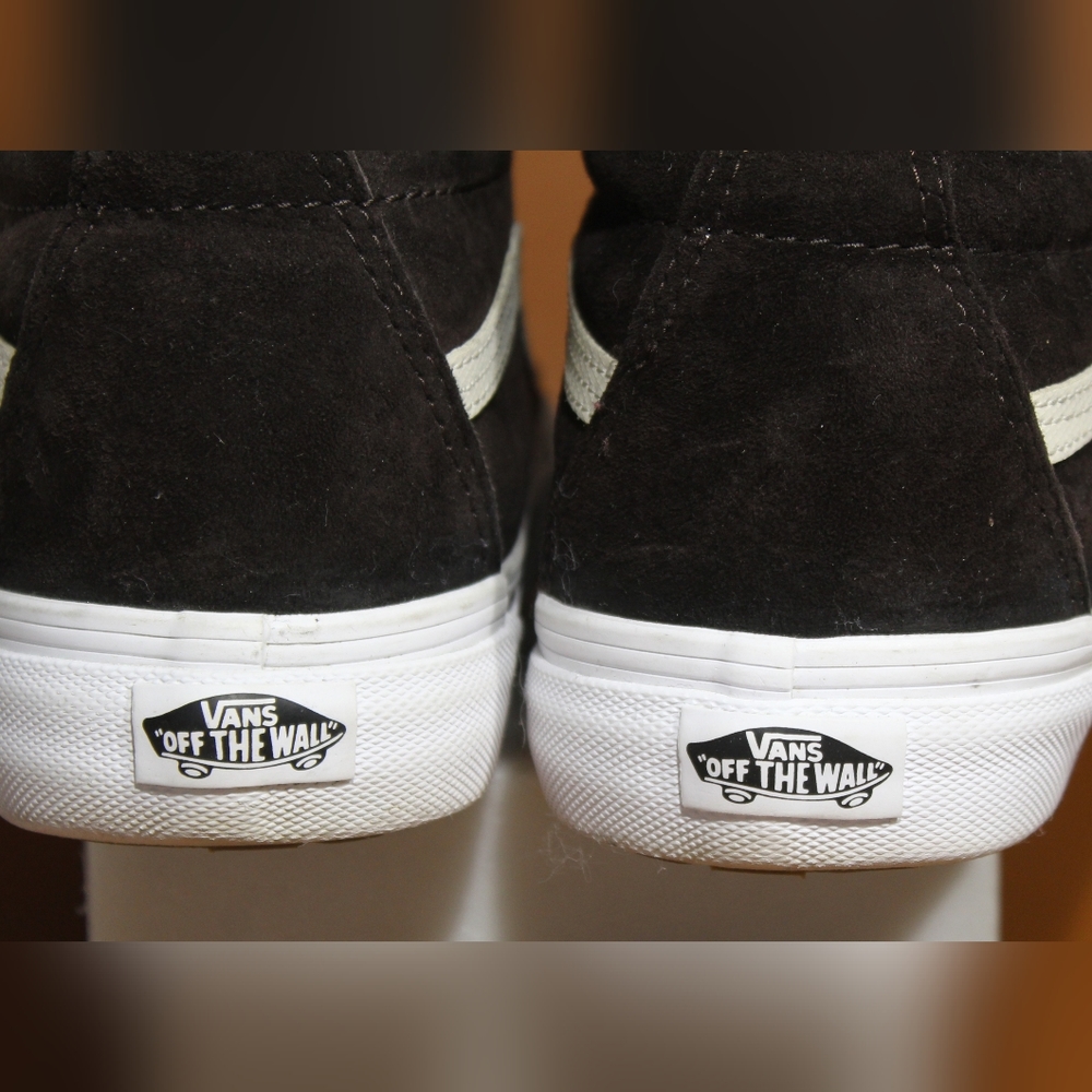 Vans Sk8 Hi MTE Dark earth/tan suede and leather. EUC  men's 8 - Picture 6 of 15